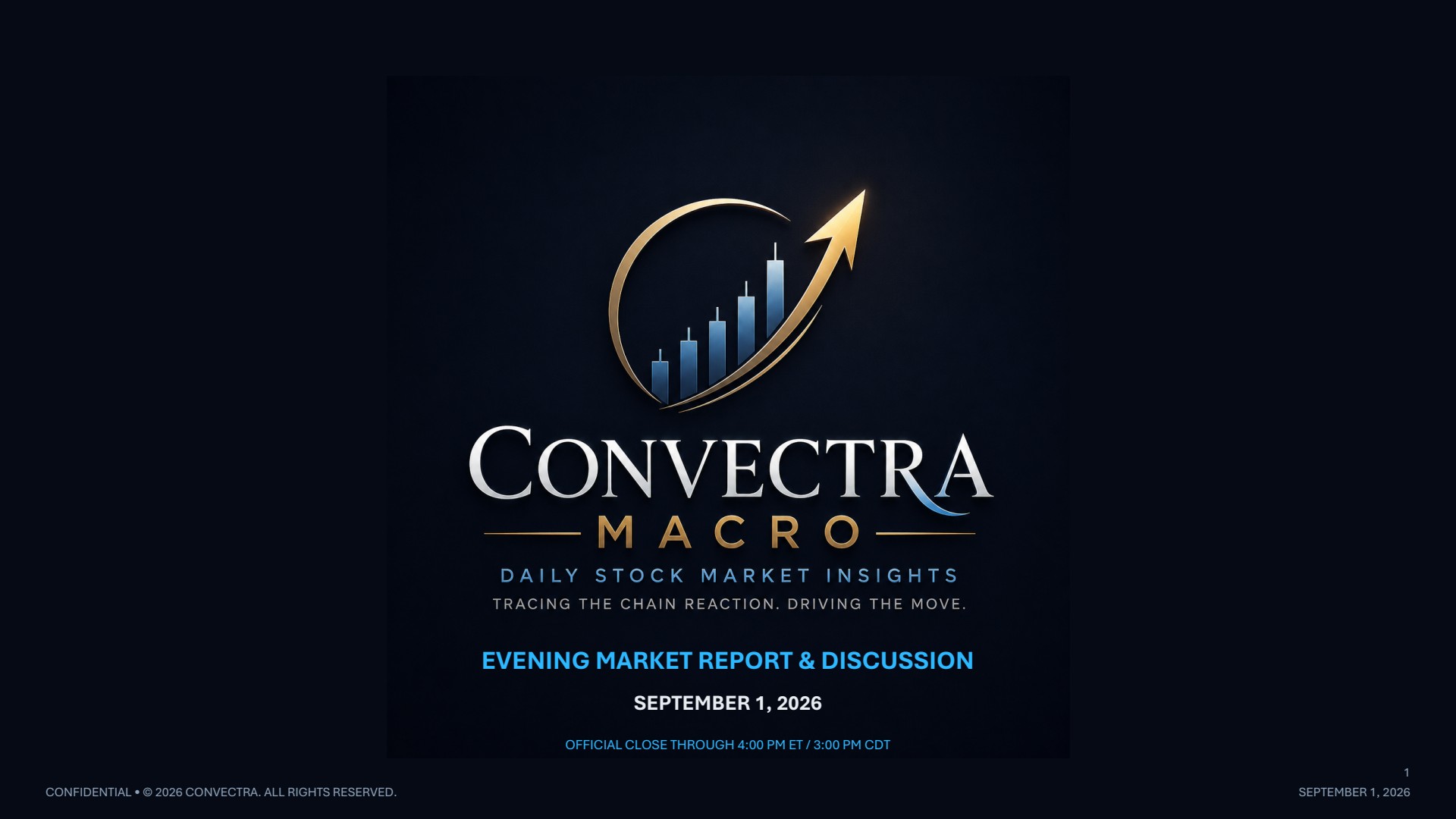 September 1 Evening Market Report cover